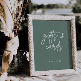 Enkel Skriftlig Presentbord Bröllopsdekoration Sky Poster