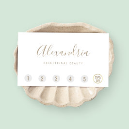 Enkel skript 6 Slår kundlojalitet Lojalitetskort