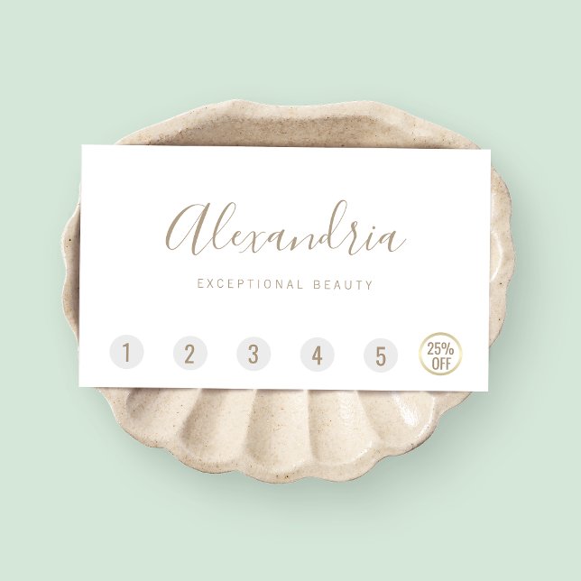 Enkel skript 6 Slår kundlojalitet Lojalitetskort (Skapare uppladdad)