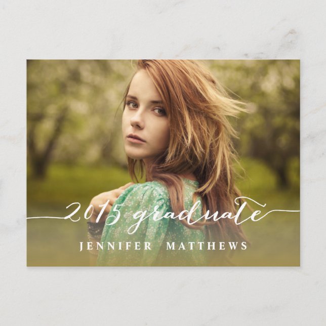 Enkel skript | Inbjudan till fotoStudentfest Vykort (Framsida)