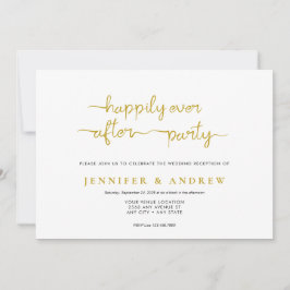 Enkel skript | Inbjudan till mottagningsbröllop