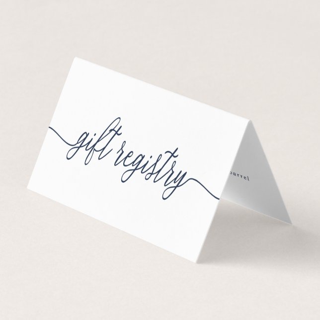 Enkel skript med fotopatortet visitkort (Framsida)