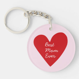Enkel skript Red Heart Best Mamma någonsin Mors da