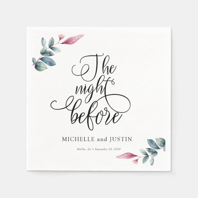 Enkel skript repetition middag skylt pappersservett (Framsidan)