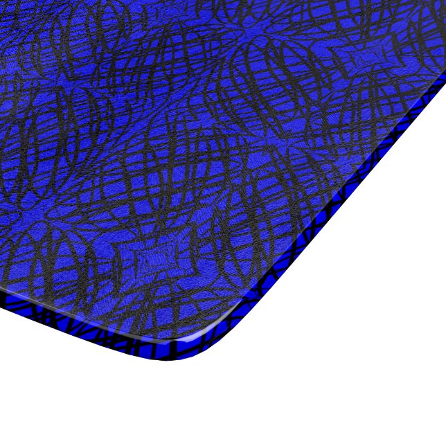 Enkel skript | Spegel Tiling | Blå | (Hörn)