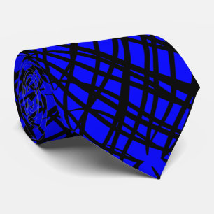 Enkel skript Spegel Tiling Blå Slips