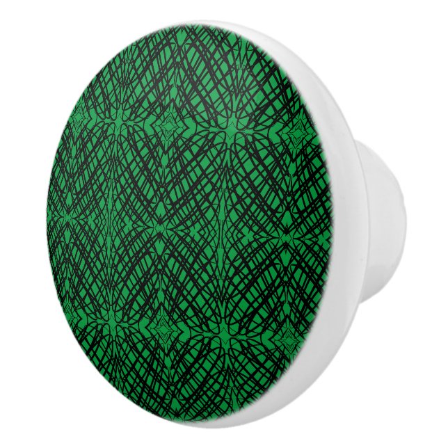 Enkel skript | Spegel Tiling | GRÖNT | Knopp (Höger)