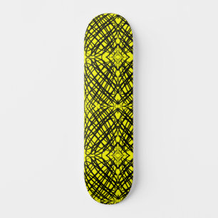 Enkel skript Spegel Tiling GULT Mini Skateboard Bräda 18,5 Cm
