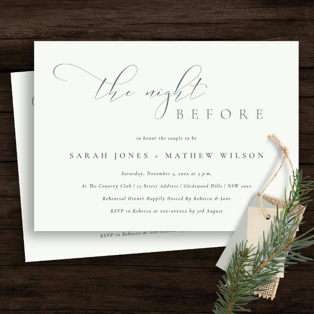 Enkel skript, vit natt före Inbjudan (Skapare uppladdad)