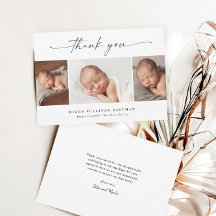 Enkel skriptfoto collage Baby