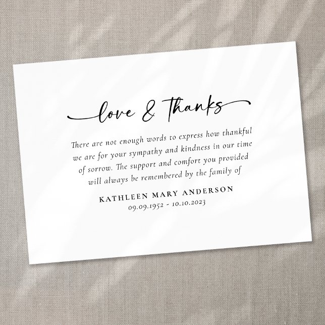 Enkel skriptfunktion tack kort (Skapare uppladdad)