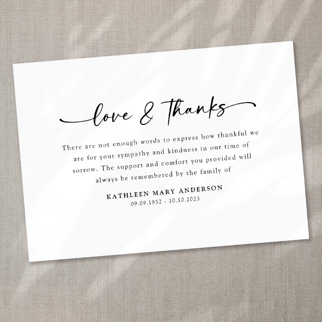 Enkel skriptfunktion tack kort (Skapare uppladdad)