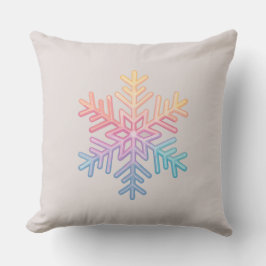 Enkel snöflinga kudde