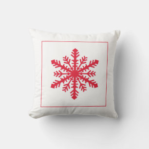 Enkel snöflinga kudde