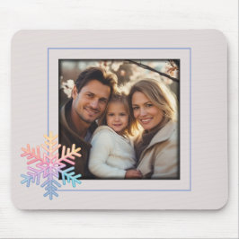 Enkel snöflinga musmatta