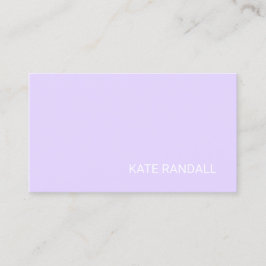 Enkel Snyggt Lavender Beauty Salon Visitkort