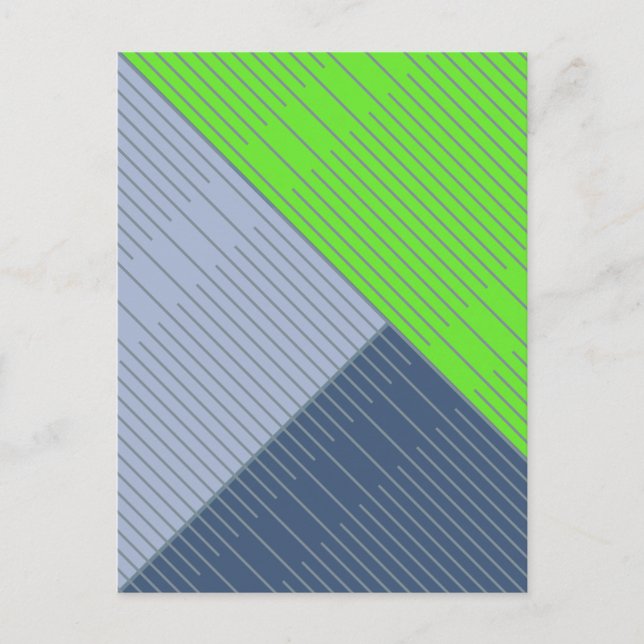 Enkel Snyggt Linjer 2 Vykort (Framsida)