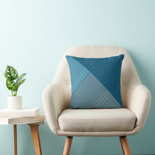 Enkel Snyggt Linjer Kudde (Stol)