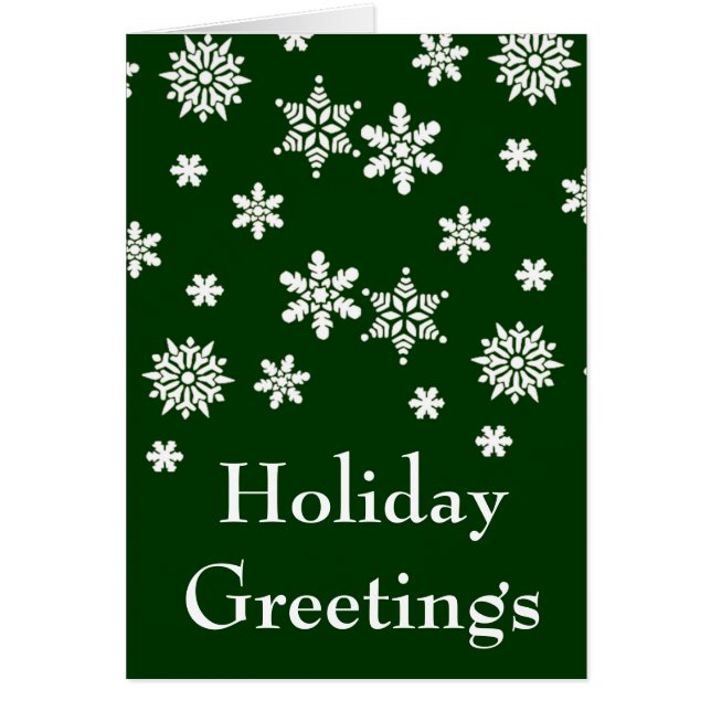 Enkel Snyggt och modernt julkort Hälsningskort (Framsidan)