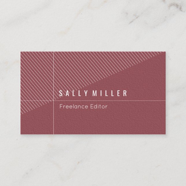 Enkel snyggt visitkort (Framsida)