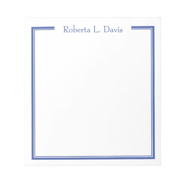 Enkel sofistikerad anpassningsbar för personlig i  anteckningsblock (Framsida)