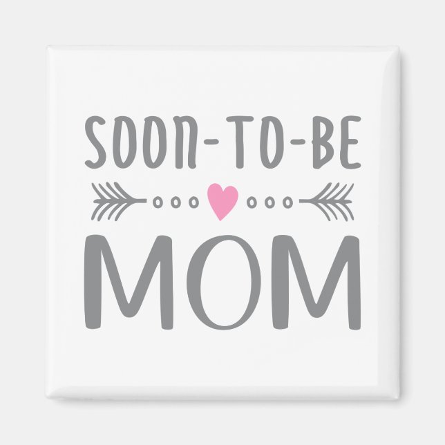 Enkel soon-to-be-Mamma Mors dag | Magnet (Framsidan)