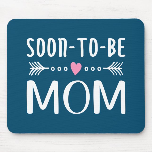 Enkel soon-to-be-Mamma Mors dag | Mousepad Musmatta (Framsidan)