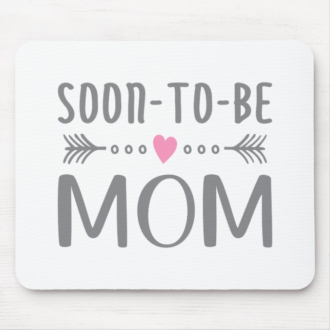 Enkel soon-to-be-Mamma Mors dag | Mousepad Musmatta (Framsidan)