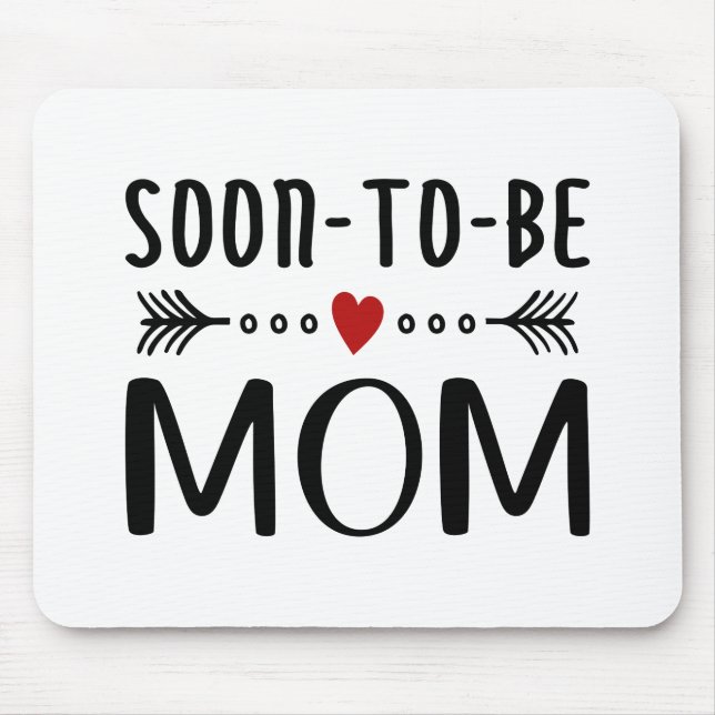 Enkel soon-to-be-Mamma Mors dag | Mousepad Musmatta (Framsidan)