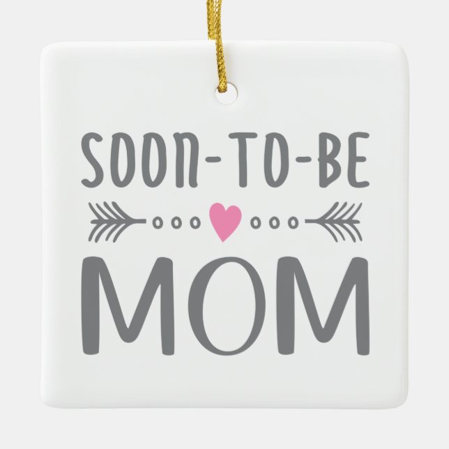 Enkel soon-to-be-Mamma Mors dag | Ornament (Framsida)