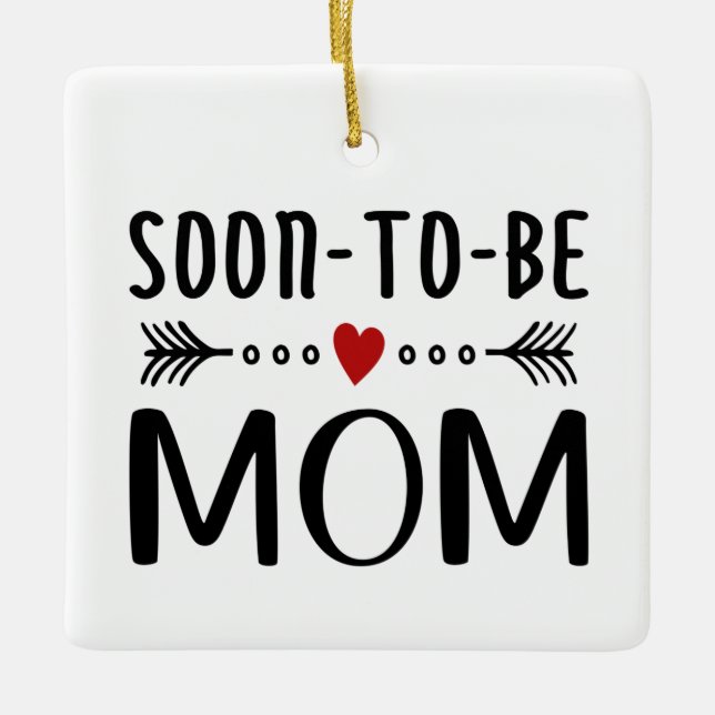 Enkel soon-to-be-Mamma Mors dag | Ornament (Framsida)