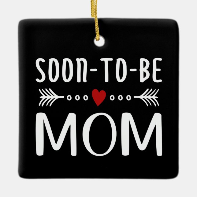 Enkel soon-to-be-Mamma Mors dag | Ornament (Framsida)