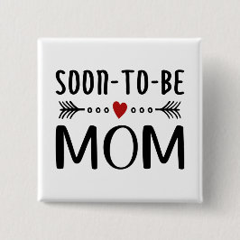 Enkel soon-to-be-Mamma Mors dag | PIN-knapp Knapp
