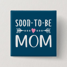 Enkel soon-to-be-Mamma Mors dag | PIN-knapp Knapp
