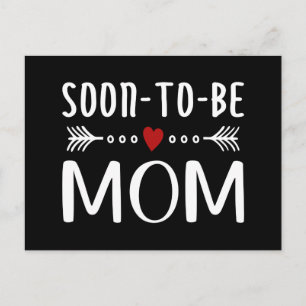 Enkel soon-to-be-Mamma Mors dag vykort