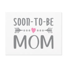 Enkel soon-to-be-Mamma Mors dag | vykort