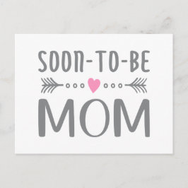 Enkel soon-to-be-Mamma Mors dag | vykort