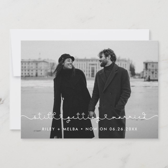 Enkel söt Äktenskaplig uppdatering Meddelande (Framsida)