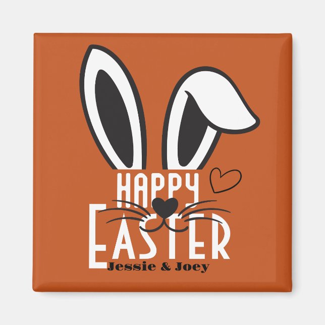 enkel, söt anpassningsbar för enkel påskhare magnet (Framsidan)