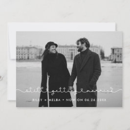 Enkel söt Fortfarande gift vigsel uppdatering Meddelande