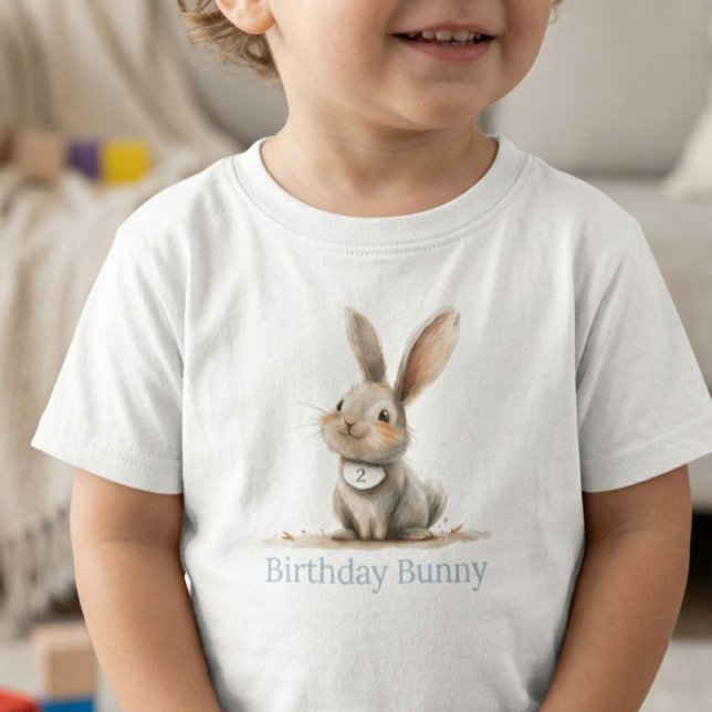 Enkel Söt Kanin Födelsedag Barn T Shirt (Skapare uppladdad)