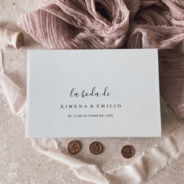 Enkel spanska Bröllop Gästböcker (Skapare uppladdad)