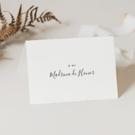 Enkel spanska Brudens sida-Tack Tack Kort