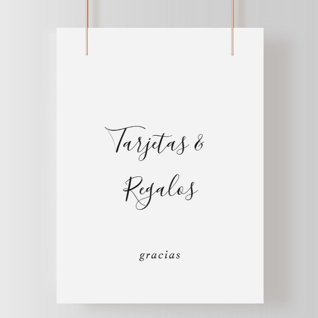 Enkel spanska kort och gåvor skylt (Skapare uppladdad)