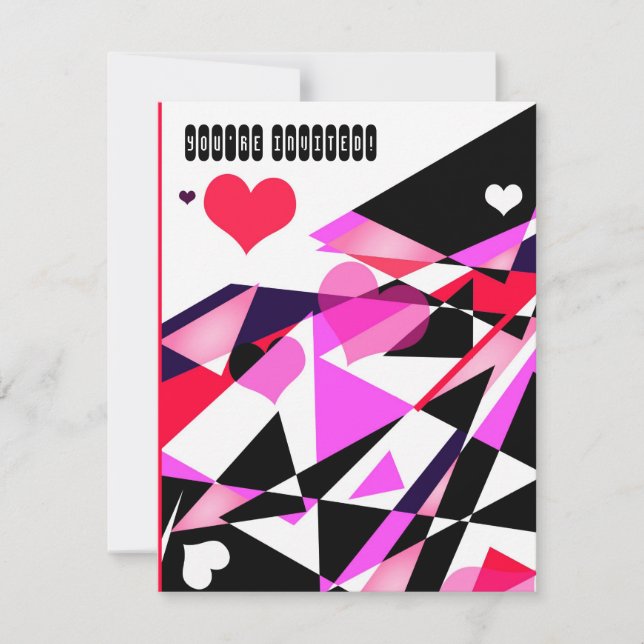 Enkel spår till kärlek 1 Du är inbjuden Kort (Framsida)