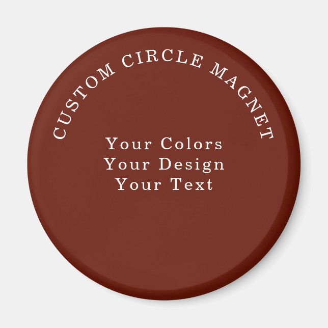 Enkel specialdesignad cirkelmagnet magnet (Framsidan)