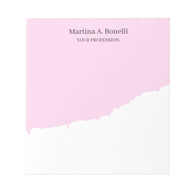 Enkel Speciell enkel professionell för unik Elegan Anteckningsblock (Framsida)