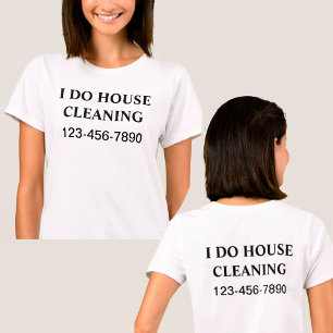 Enkel Städning arbetshistorik T Shirt
