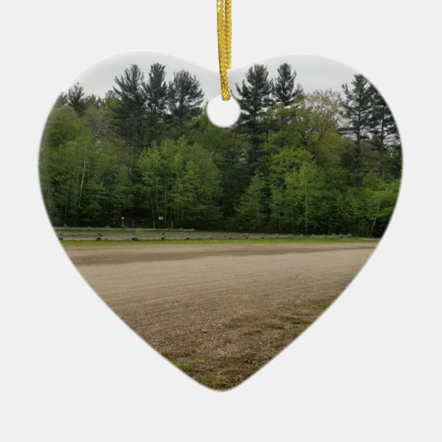 Enkel Ställen Julgransprydnad Keramik (Framsidan)