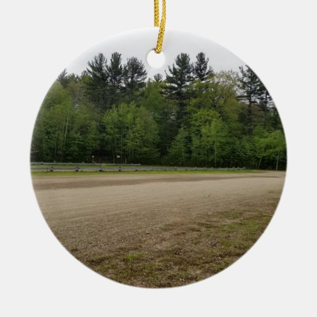 Enkel Ställen Julgransprydnad Keramik (Framsidan)